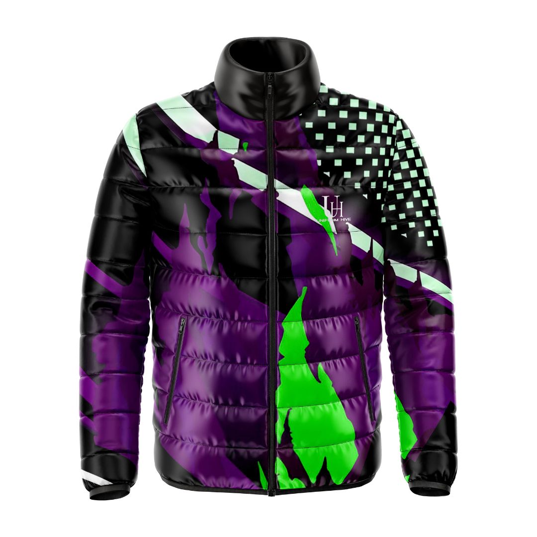 Men’s Puffer Jacket – Ultra-Warm Quilted Insulated Hooded Coat, Water-Resistant Windproof Winter Outerwear for Cold Weather & Everyday Use | Uniform Hive™