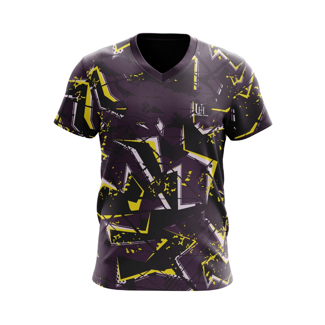 Men’s V-Neck T-Shirt – Premium Soft Cotton Modern Fit V-Neck Tee, Lightweight Breathable Casual Shirt for Everyday Wear & Layering | Uniform Hive™