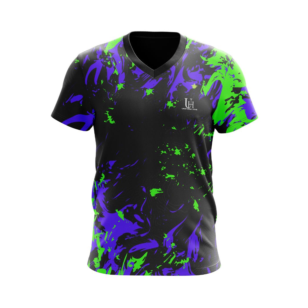 Men’s V-Neck T-Shirt – Premium Soft Cotton Slim Fit V-Neck Tee, Lightweight Breathable Casual Shirt for Everyday Style & Comfort | Uniform Hive™