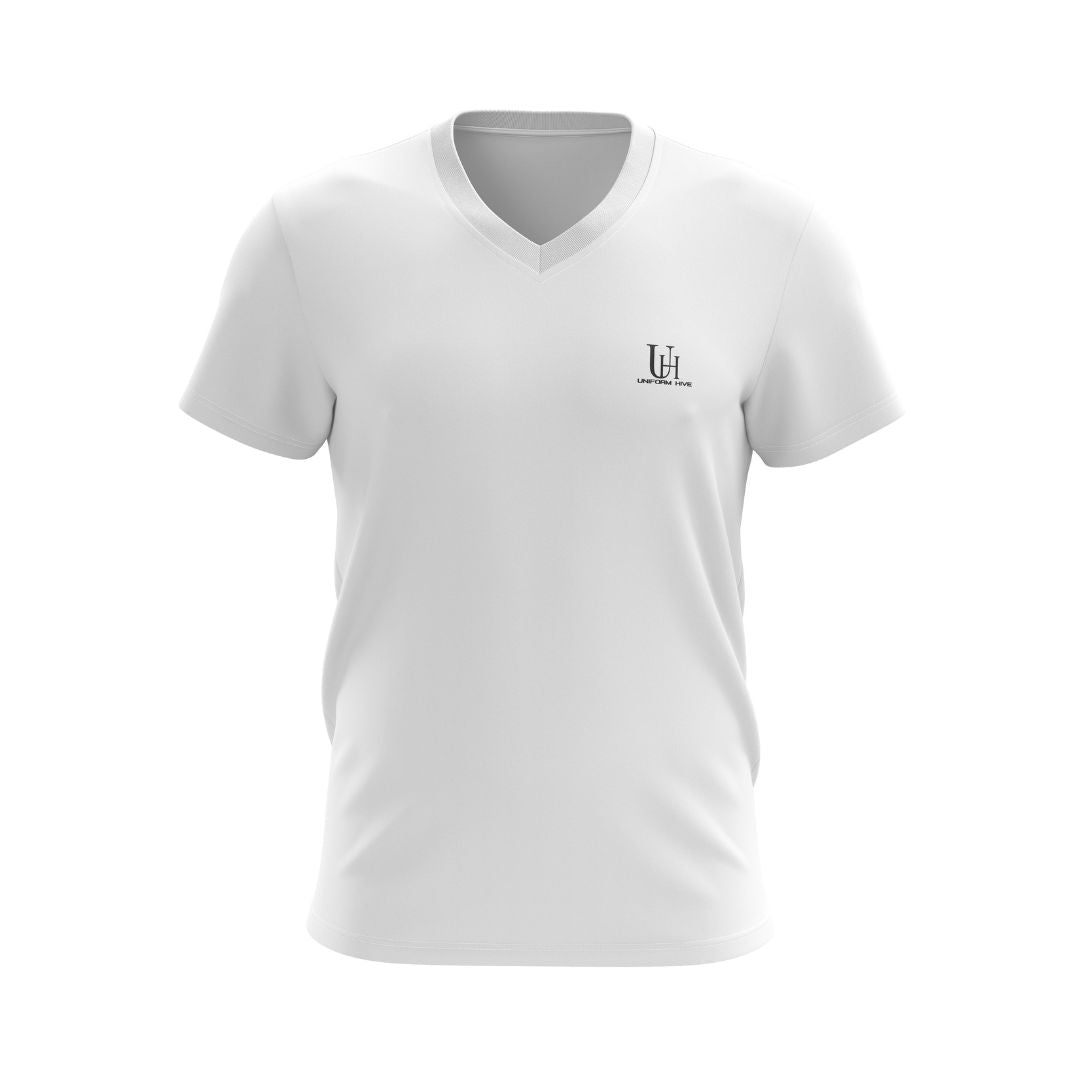 Men’s V-Neck T-Shirt – Classic Slim Fit Soft Cotton Tee, Lightweight Breathable Casual V-Neck Shirt for Everyday Wear | Uniform Hive™
