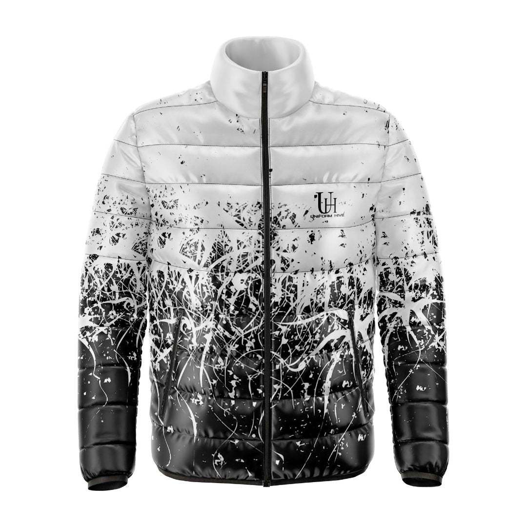 Men’s Puffer Jacket – Heavyweight Quilted Insulated Hooded Winter Coat, Water-Resistant Windproof Outerwear for Extreme Cold & Everyday Warmth | Uniform Hive™